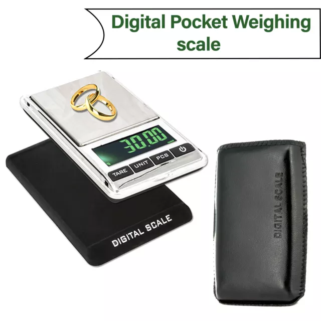Digital Scales 0.01g 1000g grams Jewellery Gold Weighing Mini Pocket Electronic