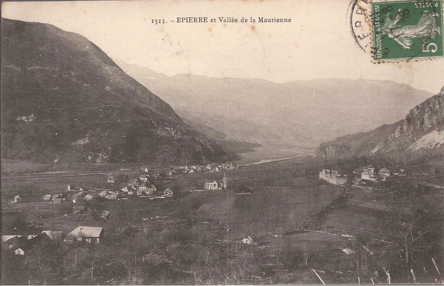 CPA 73 EPIERRE.ET VALLEE DE LA MAUTIENNE.. ECRITE EN 1918..TBE (ref 49)