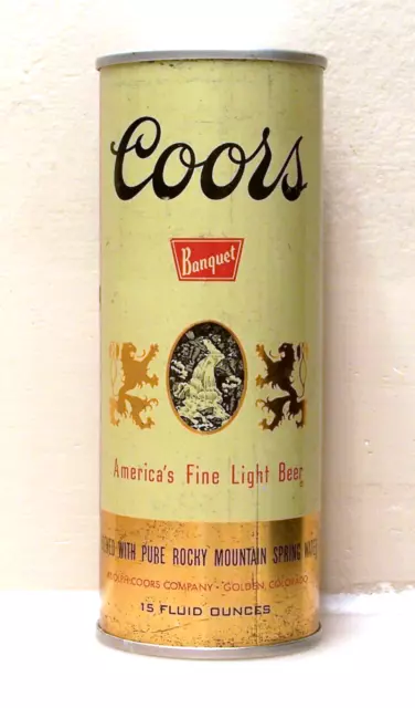 COORS 15 oz. S/S beer can