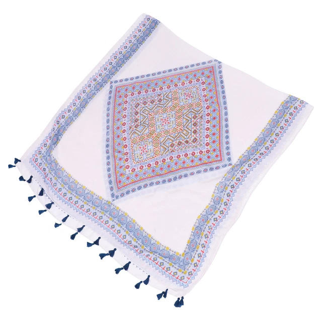 Sciarpa con motivo donna marrone chiaro sciarpa sciarpe fazzoletti para donna fouel