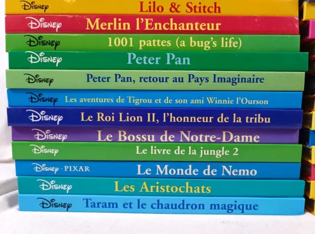 Lot 38 Livres DISNEY PIXAR 90/00's Toy Story Le Roi Lion Ratatouille Tarzan I42 2