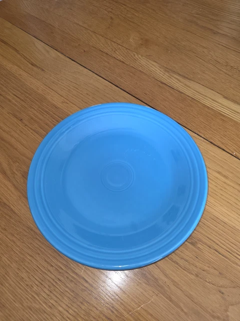 FIESTA HOMER LAUGHLIN Fiestaware Plate Peacock Blue Set
