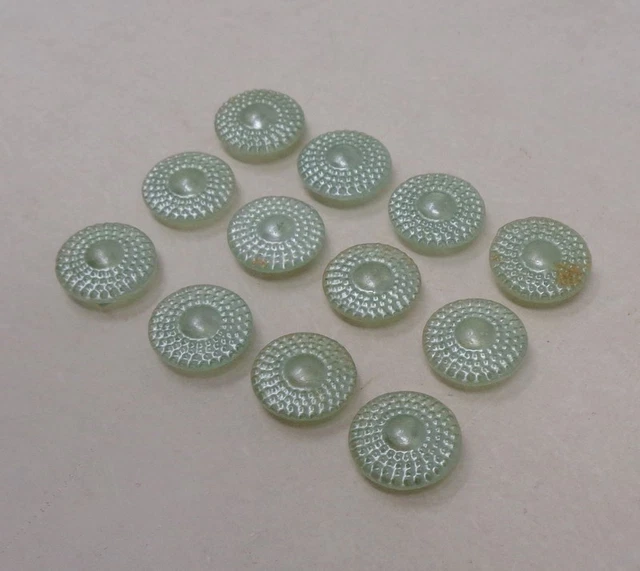 Bouton Ancien En Galalithe Gris - Mercerie Vintage (années 40/50) - Lot De 1 à 10 Pièces
