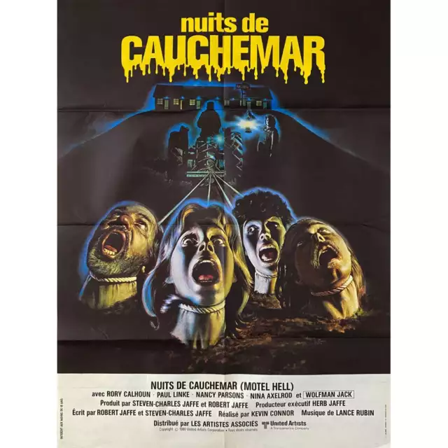 NUITS DE CAUCHEMAR Affiche de cinéma  - 80x120 cm. - 1980 - Rory Calhoun, Kevin