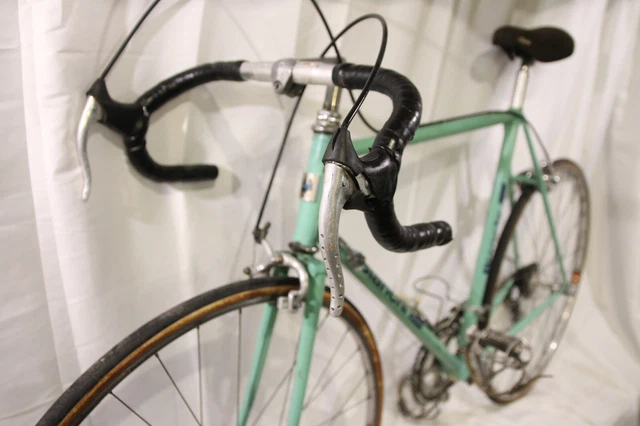 Bianchi mod. Rekord 841 Sachs Huret celeste eroica bici corsa vintage 9