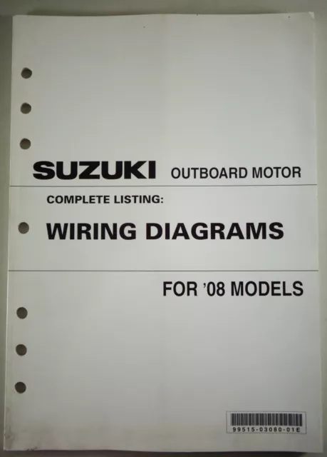 Câblage Diagrammes Suzuki Outboard Moteur Pour 2008 Models