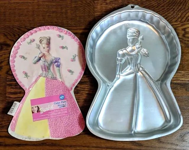 Wilton BARBIE Cake Pan Princess Quinceanera Doll Prom Party 2105-8900 2000