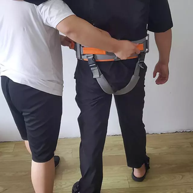 Transfer Walking Gait Belt with 7 Hand Grips Quick-Release Patient Care