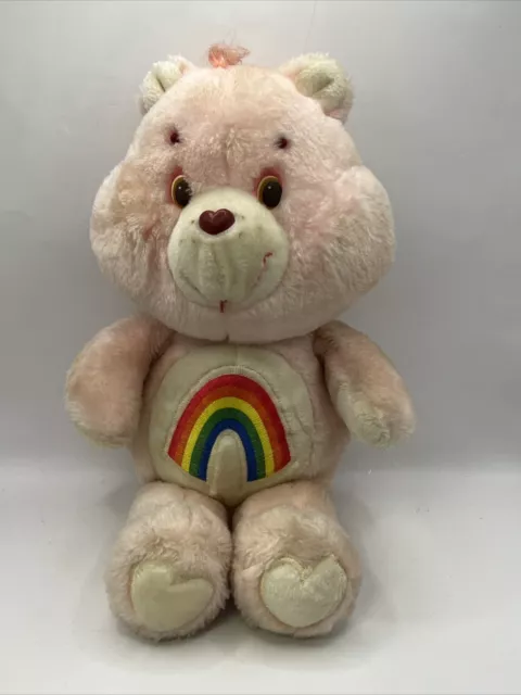 1983 Vintage Original Kenner Care Bears Pink CHEER BEAR Plush American Greetings