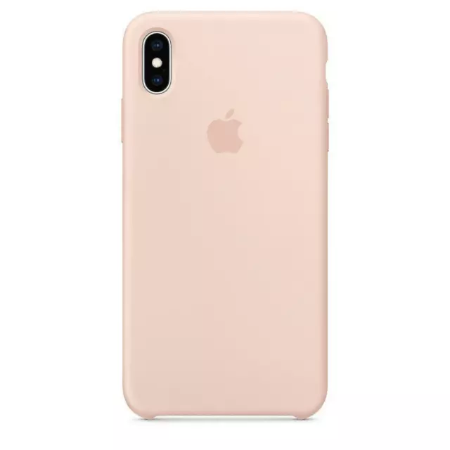 Genuine / Original Apple Silicone Case for iPhone XS Max - Pink Sand - New