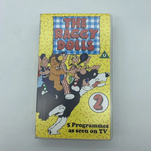THE RAGGY DOLLS 2 VHS Video Tape Children’s Kids Retro Rare Cartoon