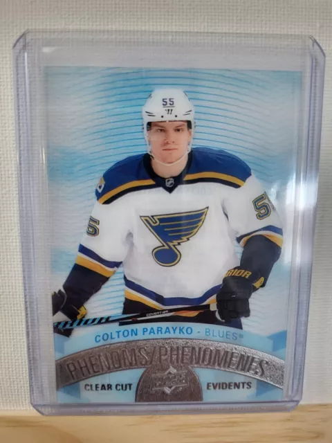 Tim Hortons 2017-18 UD HOCKEY CARD Clear Cut Phenoms CCP 13 Colton Parayko MINT!