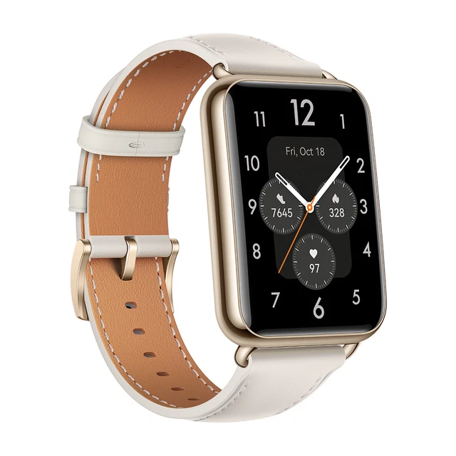 Huawei Watch Fit 2 Silber weiß, Smartwatch, 1,74 Zoll AMOLED-Display 6