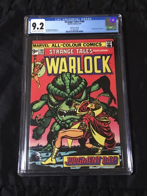 KEY ISSUE Marvel Comics 1975 Strange Tales #180 CGC 9.2 1st Appearance of Gamora
