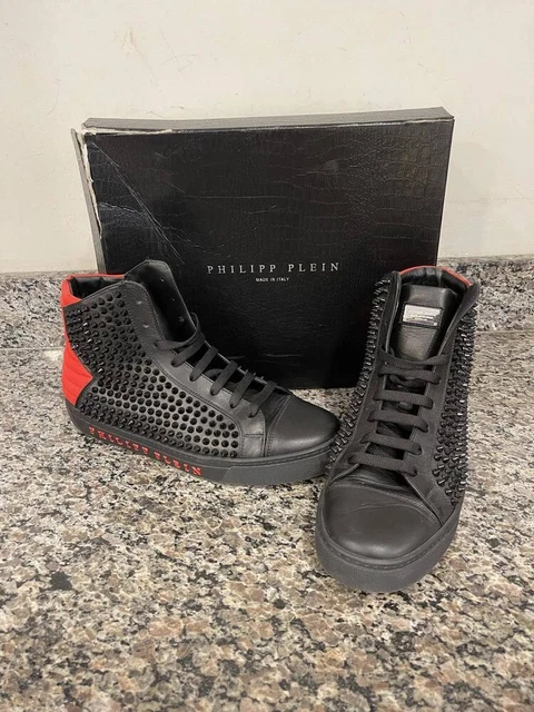 PHILIPP PLEIN HI-TOP Sneaker Crystal Embellished Studded  display picture 1