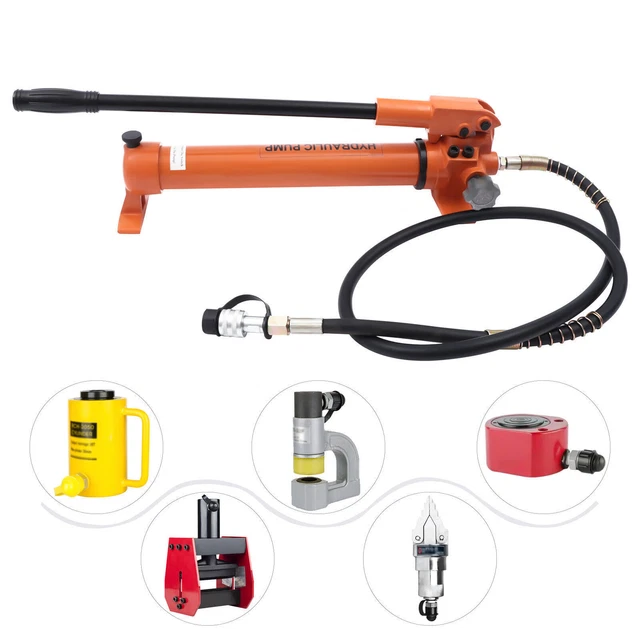 Pompa idraulica manuale 800 cc pompa manuale-giunto tubo flessibile pompa idraulica pollici DE