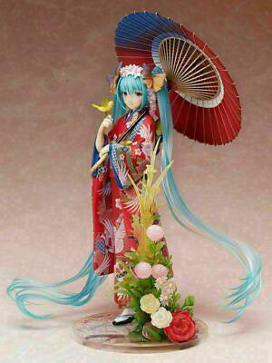 Anime Hatsune Miku Oiran Kimono Yukata PVC Action Figure Model Toy Gift No Box
