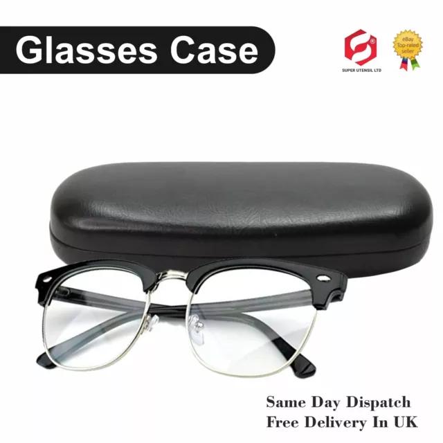 2x Hard Glasses Cases Spectacle Sunglasses Storage Hard Case Glasses Cases
