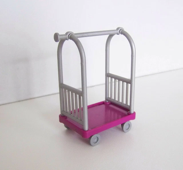 PLAYMOBIL Magasin Mode - Chariot Porte Bagages Ou Vêtements Référence R801 4792 6149 - Occasion Lot