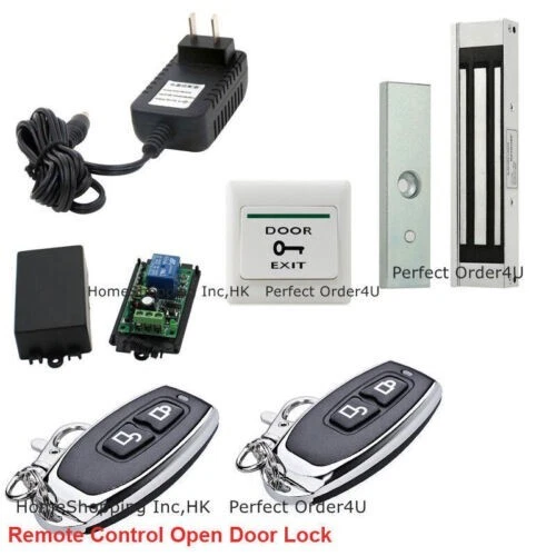 DOOR ACCESS CONTROL System, Electric Lock,2 Wireless Remote