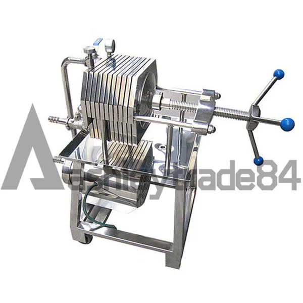 NEW 150 Stainless Steel Filter Press Filter Machine Lab Filtration Equipment
