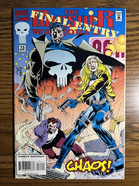 Punisher War Journal 73 Direct Lynn Michaels As Punisher Marvel 1994 Low Print