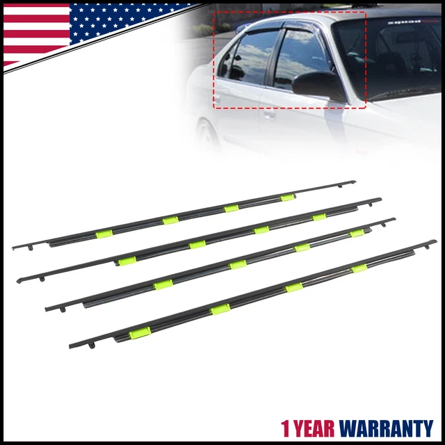 Kit 4 Joints De Moulure De Fenêtre Pour Honda CR-V 2007-2011 - Bandes Weatherstrips