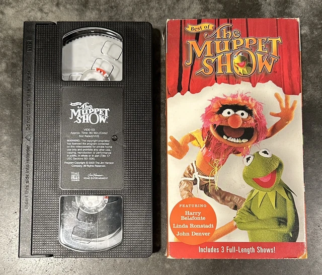 BEST OF THE Muppet Show VHS Lot ft. Harry Belafonte, Linda Ronstadt ...
