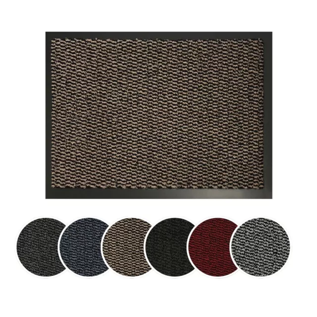 Non Slip Heavy Duty Barrier Door mat Rubber Back Entrance - Kitchen Floor Mats