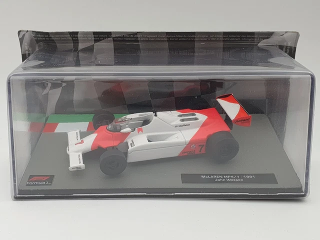 Voiture Formula 1 Collection F1 Panini IXO McLaren MP4/1 1981 John Watson  1/43