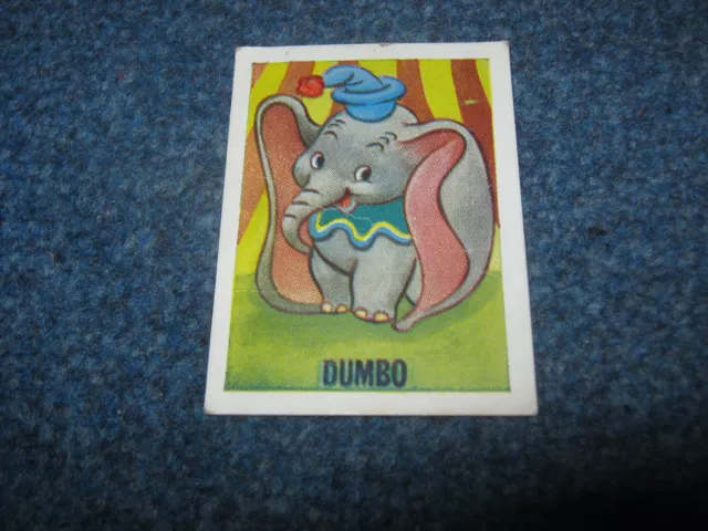 BARRATT MICKEYS SWEET CIGARETTES DISNEY CARD No 16 DUMBO.