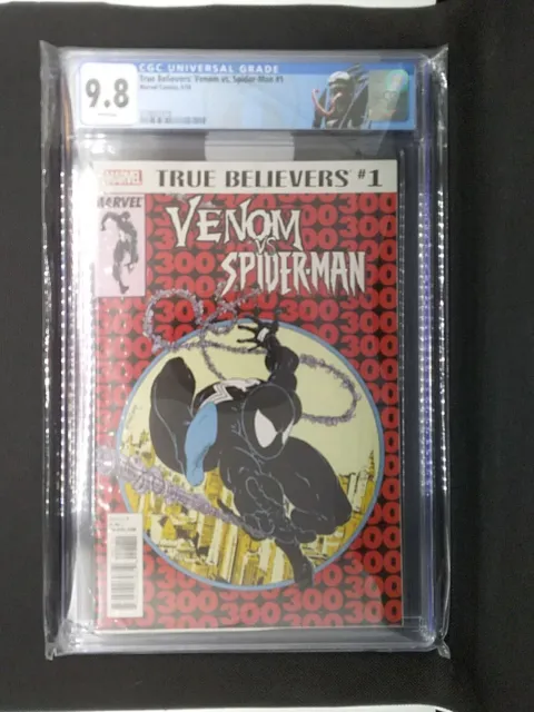 True Believers: Venom vs. Spider-Man #1 McFarlane ASM #300 CGC 9.8 Custom Label