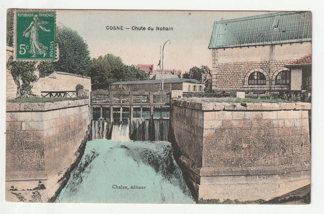 COSNE SUR LOIRE - Nievre - CPA 58 - Chute du Nohain