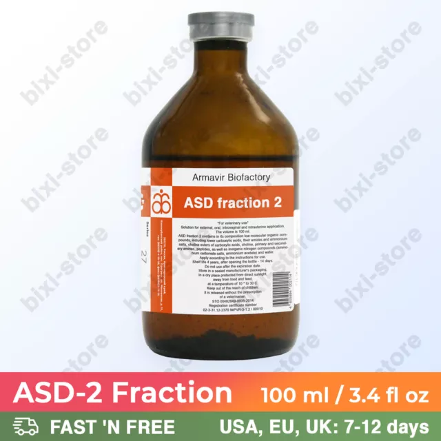 ASD-2 Fraction АСД-2 Antiseptic Stimulator Dorogov Armavir 100 ml / 3.4 fl oz