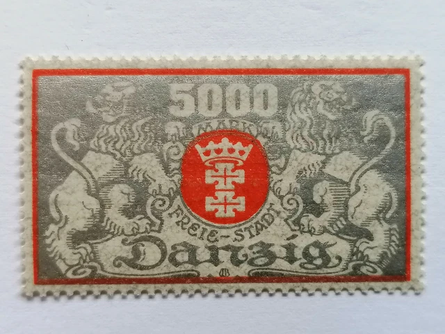 Briefmarke Freie Stadt Danzig 5000 Michel-Nr. 122? postfrisch (A59)
