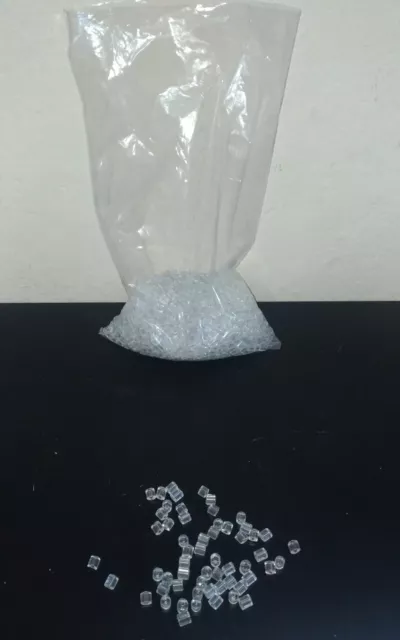 Perline in vetro trasparente, un kilo