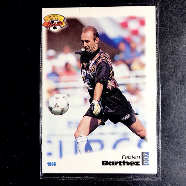 CARTE PANINI FABIEN BARTHEZ - 1995 SEASON LEADERS MARSEILLE