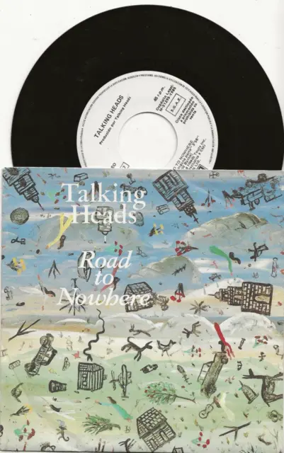 Talking Heads Road To Nowhere Rare Spain Promo Single From 1985, Mint Condition