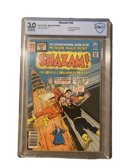 Shazam #28 CBCS 3.0 1977 2nd Appearance of Black Adam DC Comics