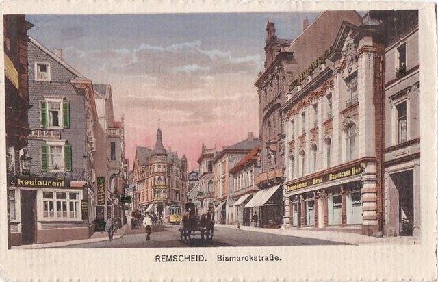 REMSCHEID Bismarckstraße col. AK 1921