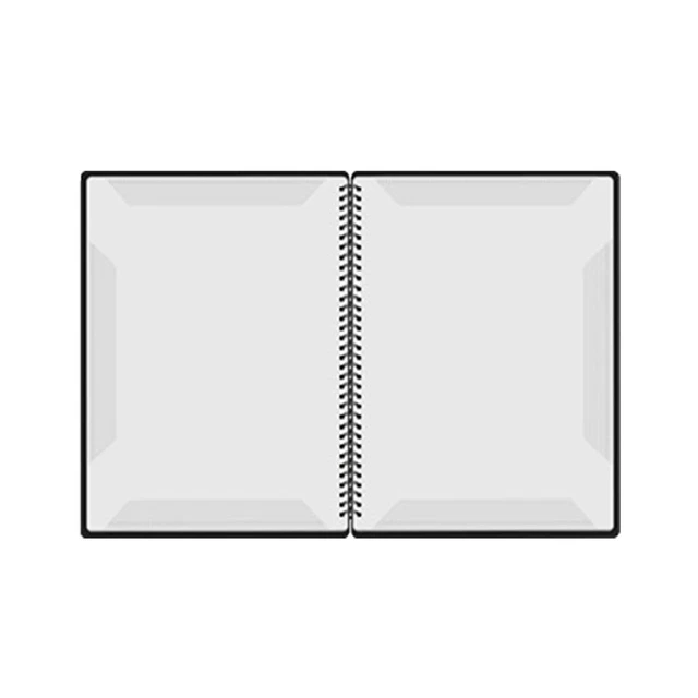 A4 Music Binder 2-Sided Spread 20 Pages Music Expanded Sheet Folder for Home