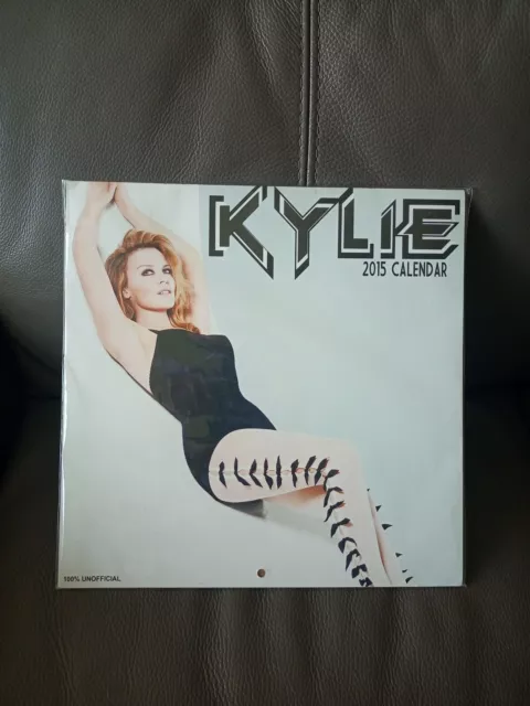 KYLIE MINOGUE - Unofficial Kylie 2015 Calendar With Poster - MEMORABILIA RARE 2