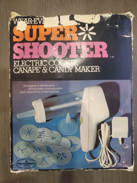 Wearever Super Shooter 70001 Electric Cookie, Canape, and Candy Maker - Tested