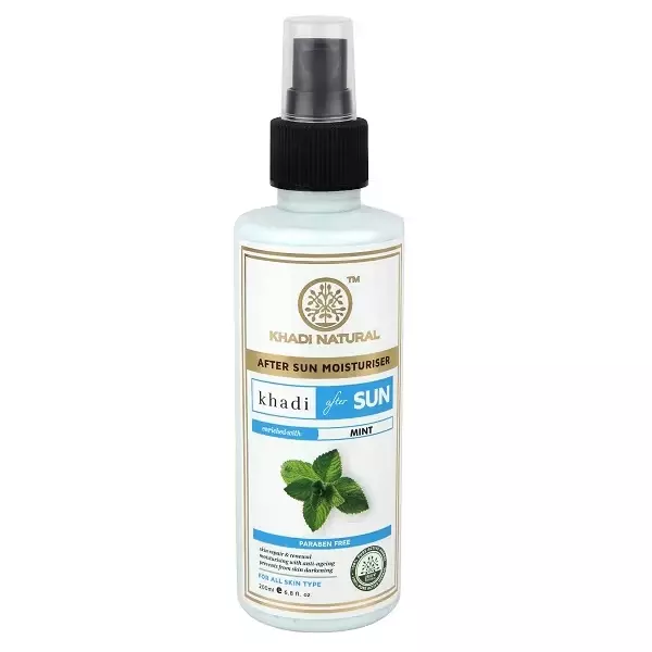 Khadi Natural After Sun Mint Moisturiser Protect UV rays & Suntan (200ml) FS
