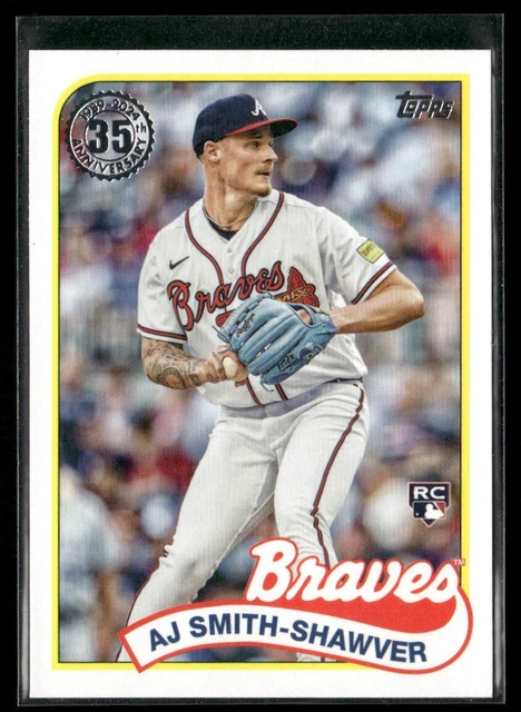 2024 TOPPS SERIES 1 35th Anniversary AJ Smith-Shawver #89B-46 RC