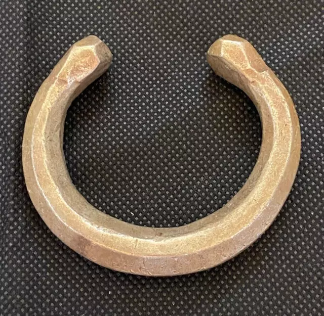 A Genuine Rare Ancient Viking Bracelet Bronze Snake Artifact Authentic Antique