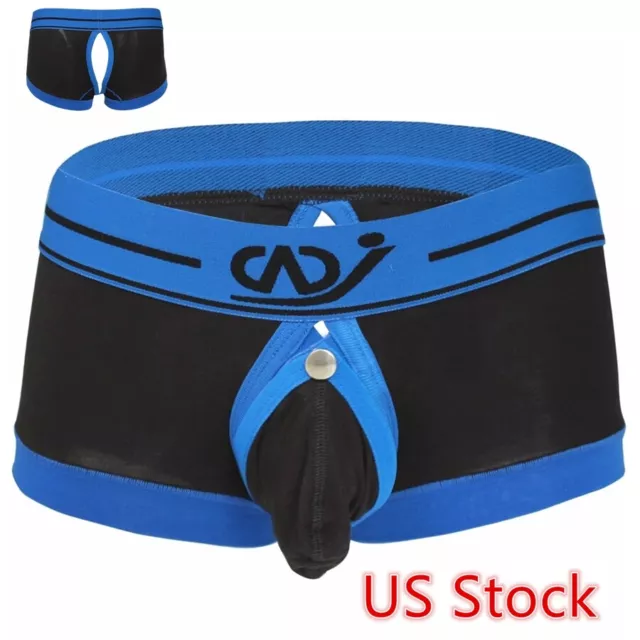 MENS SEXY OPEN Front Boxer Shorts Briefs Panties Elephant Nose