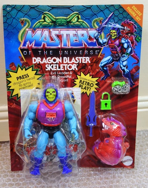 Dragon Blaster Skeletor Deluxe Figurine Masters Of The Universe Origins Mattel 14 Cm