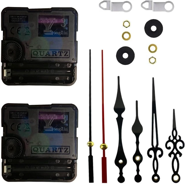 BATTERY OPERATED DIY Clock Movement Mechanism 2 Pieces Clock Works