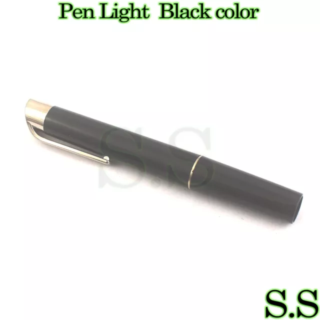 Black Professional Pen Light REUSABLE Diagnostic Penlight